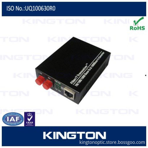 kington 10/100/1000M fiber optic media converter price